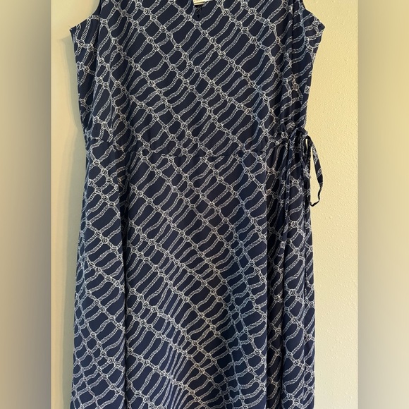 NWT Anne Klein Rope Print Midi Dress - Picture 3 of 10